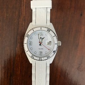 Adidas white watch